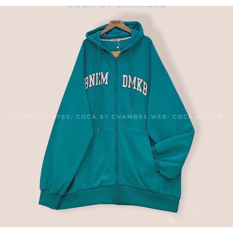 Áo Khoác BNEM Chất Nỉ Ngoại Mịn Dày Không Xù Unisex Nam Nữ Phong Cách Ulzzang Ảnh thật Chụp Kèm Ghế