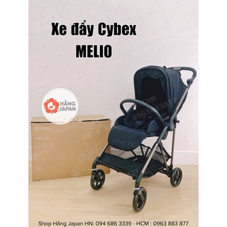 Xe đẩy cybex eezy s twist +2 melio tpe deep black chiều xoay 360 cho bé từ - ảnh sản phẩm 1