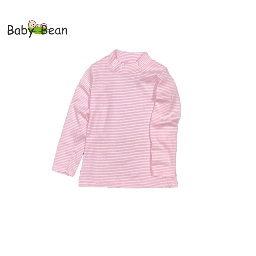 Áo Thun Cotton Cổ Lọ Bé Gái BabyBean