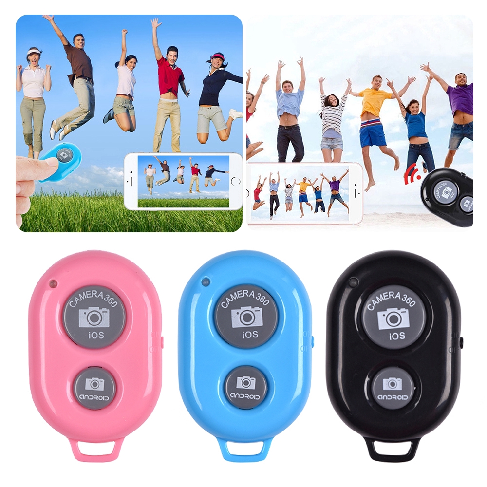 Nút Điều Khiển Từ Xa Kết Nối Bluetooth Hỗ Trợ Chụp Ảnh Selfie Cho Điện Thoại Và Máy Ảnh Tiện Dụng