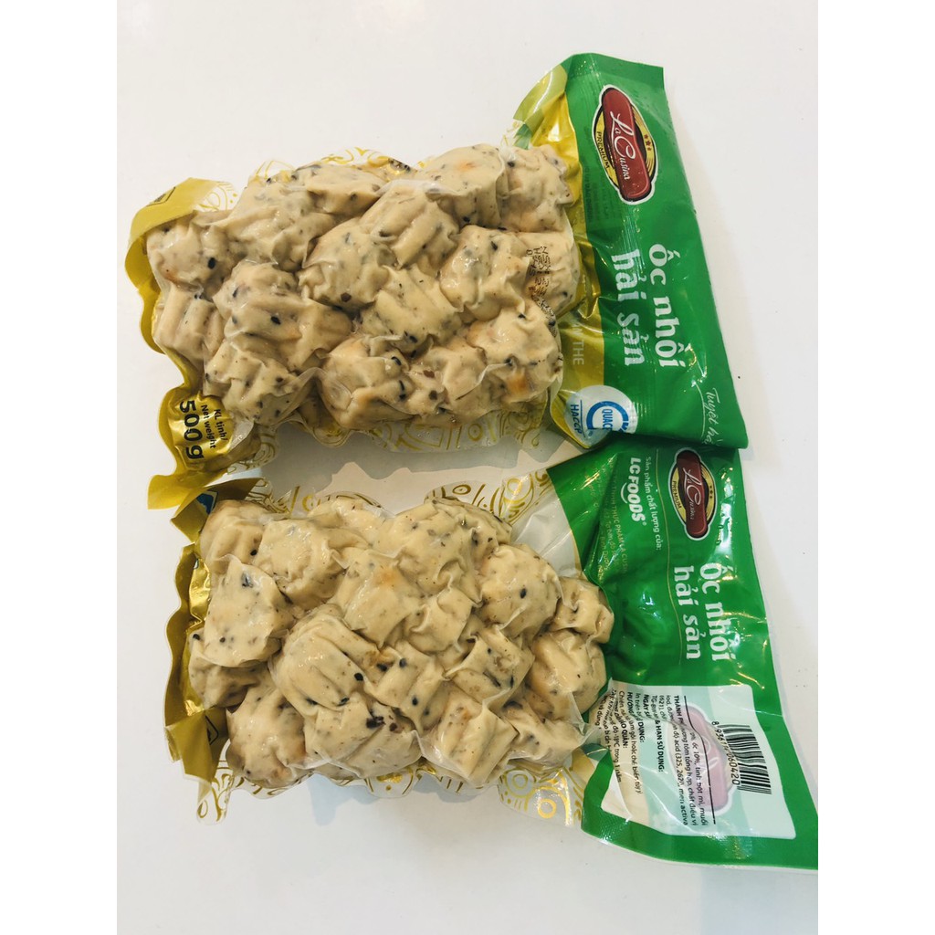 Gói 500g Ốc Nhồi Basa hãng Lacusina