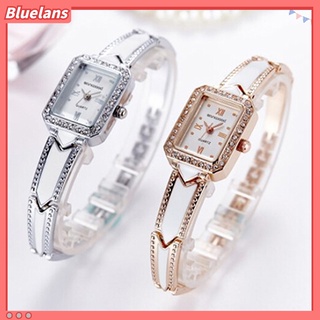 Đồng hồ số la mã bằng hợp kim đính đá tinh xảo cho nữ
