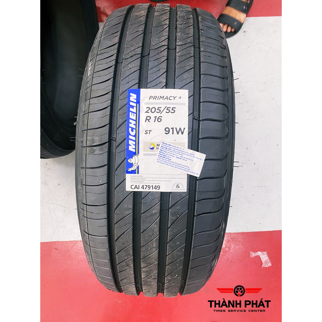 Vỏ xe Michelin Primacy 4 205/55R16 dành cho Kia Cerato, Toyota Altis, Mitsubishi Xpander