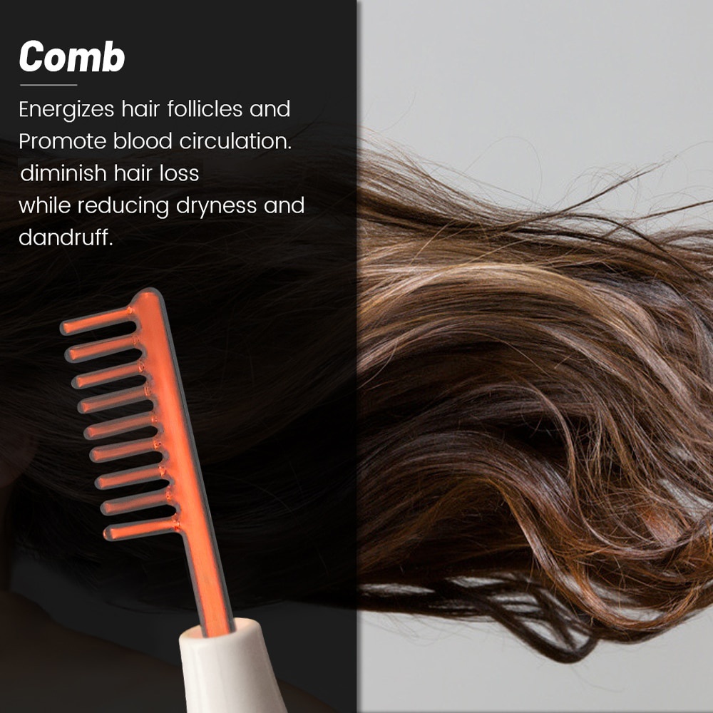 Thiết Bị Điện Cực 4 Trong 1 Với Ống Thủy Tinh Loại Bỏ Mụn Trứng Cá