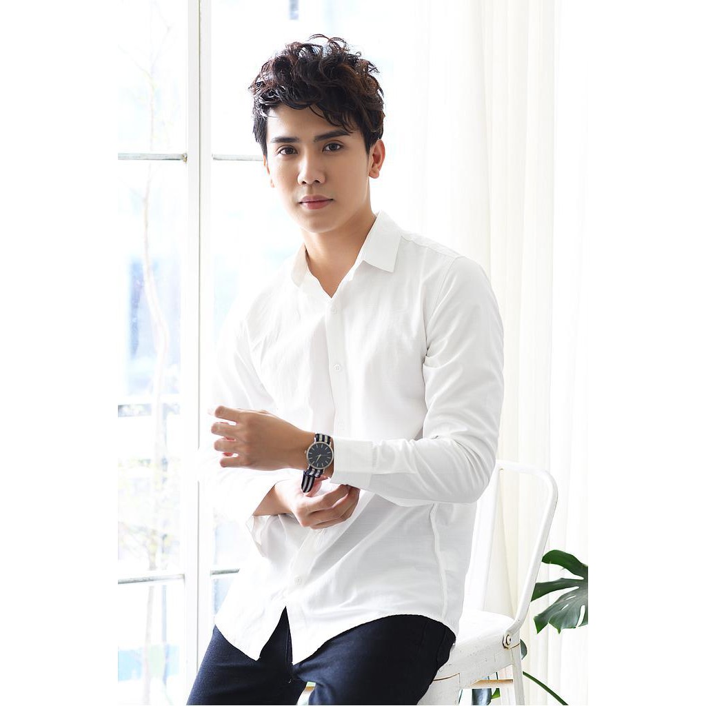 Áo sơ mi nam tay dài 4YOUNG SM1