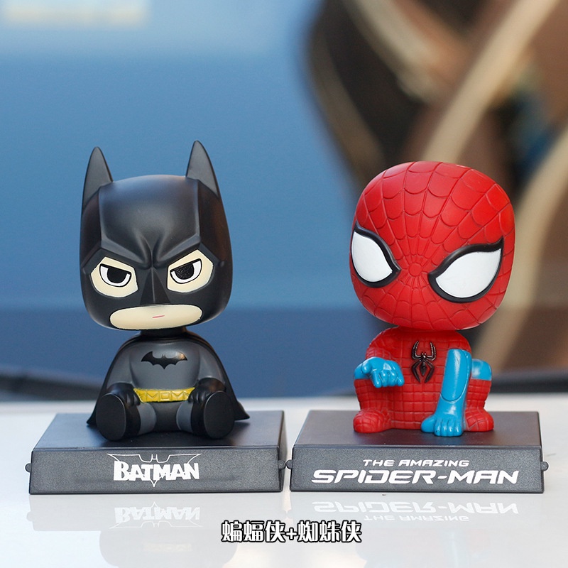 Mô hình Batman - Mô hình Chibi lắc đầu trang trí taplo ô tô, trang trí bàn học, giá đỡ điện thoại