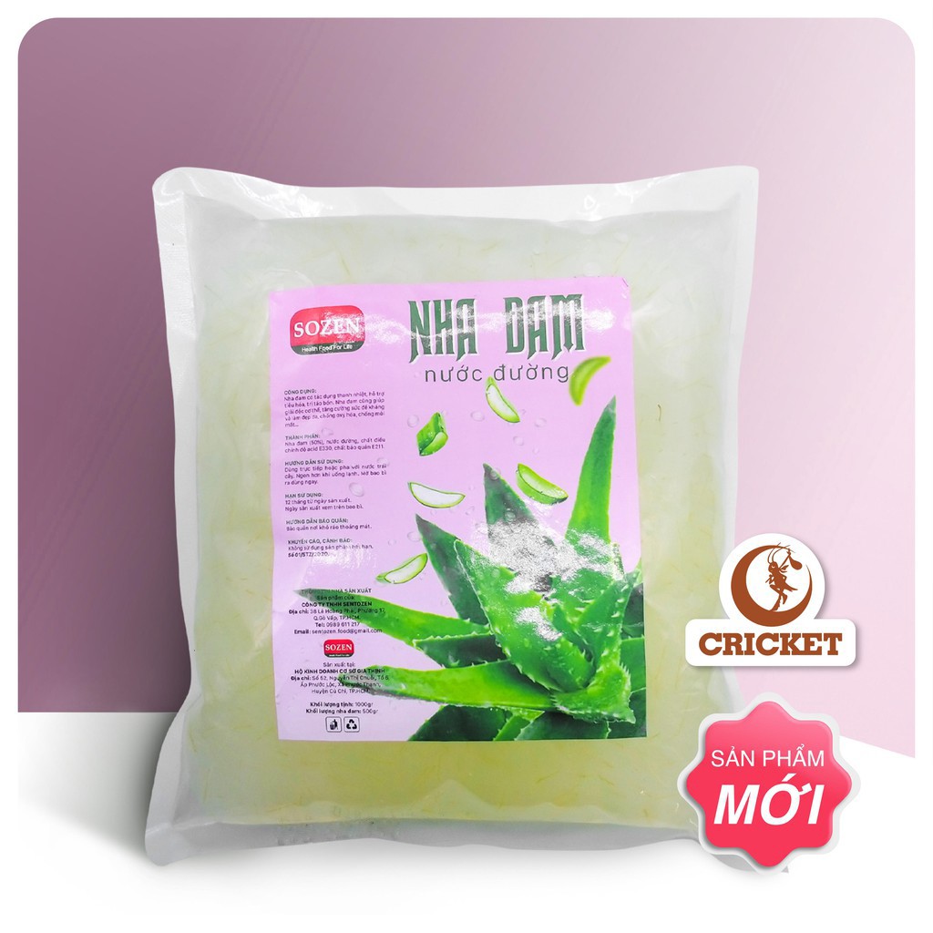 Thạch Nha Đam Nước Đường Sozen Bịch 1 Kg Nguyên liệu pha chế