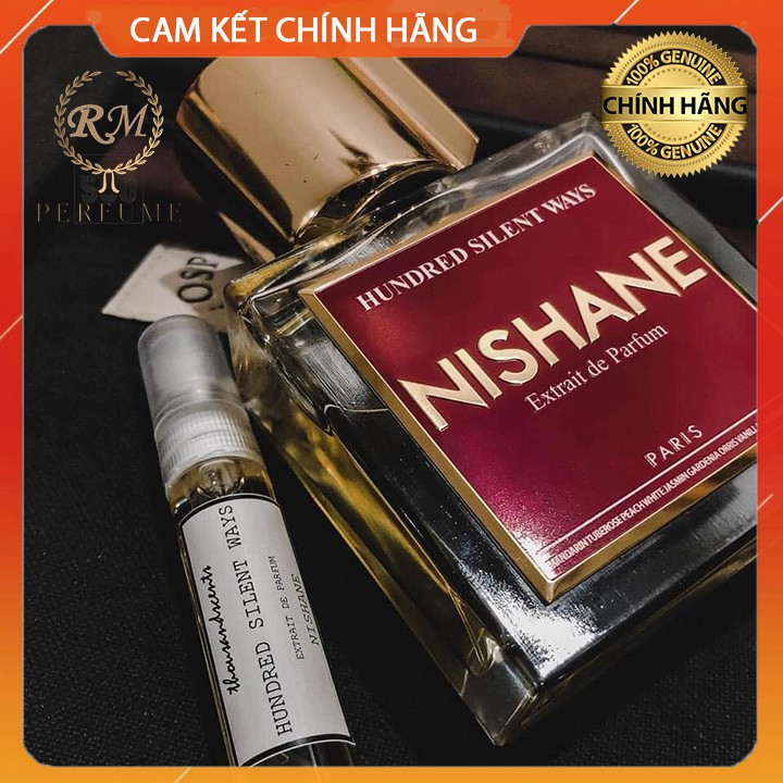 Nước hoa nam nữ cao cấp Nishane Hundred Silent Ways 5ml-10ml-20ml - unisex chiết chính hãng | Thế Giới Skin Care