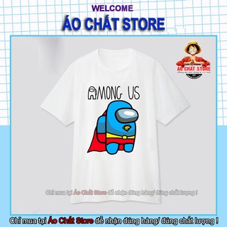 Áo thun Among Us Super Man siêu cute | Áo Superman chibi Among cute AU33 | Áo Chất Store