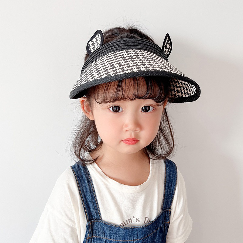 Mũ Lưỡi Trai Nửa Đầu Chống Nắng Thời Trang Mùa Hè Cho Bé