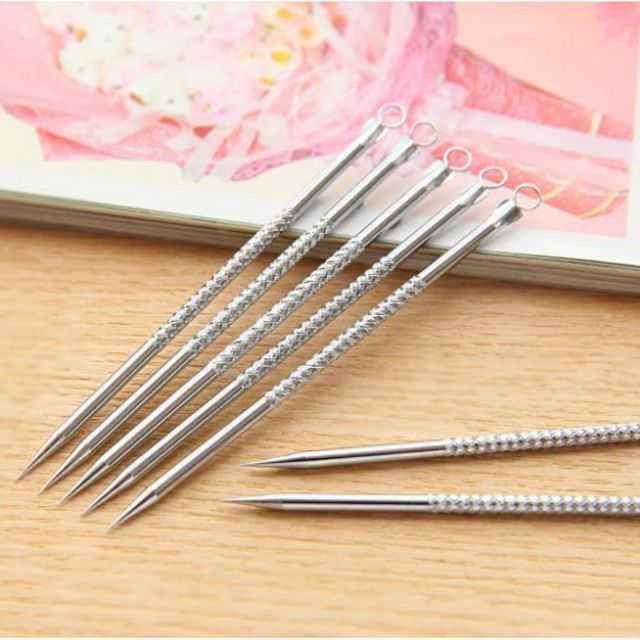 Set 3 que nặn mụn 2 đầu, dài 8,5cm