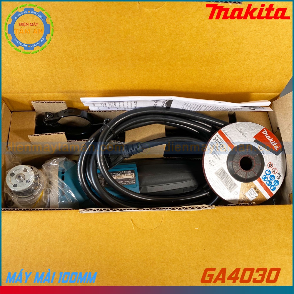 Máy mài góc 100MM Makita GA4030 | Giá đủ thuế VAT