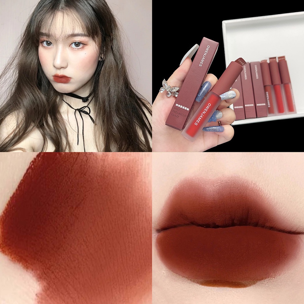 [Hàng mới về] Son môi mịn lì như nhung không phai màu không dính thành cốc với 6 màu tùy chọn | BigBuy360 - bigbuy360.vn