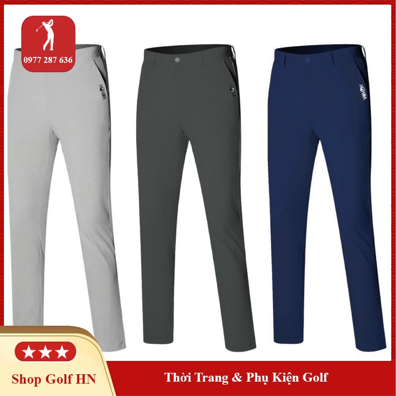 Quần golf Nam Honma thể thao thoáng khí cao cấp Honma