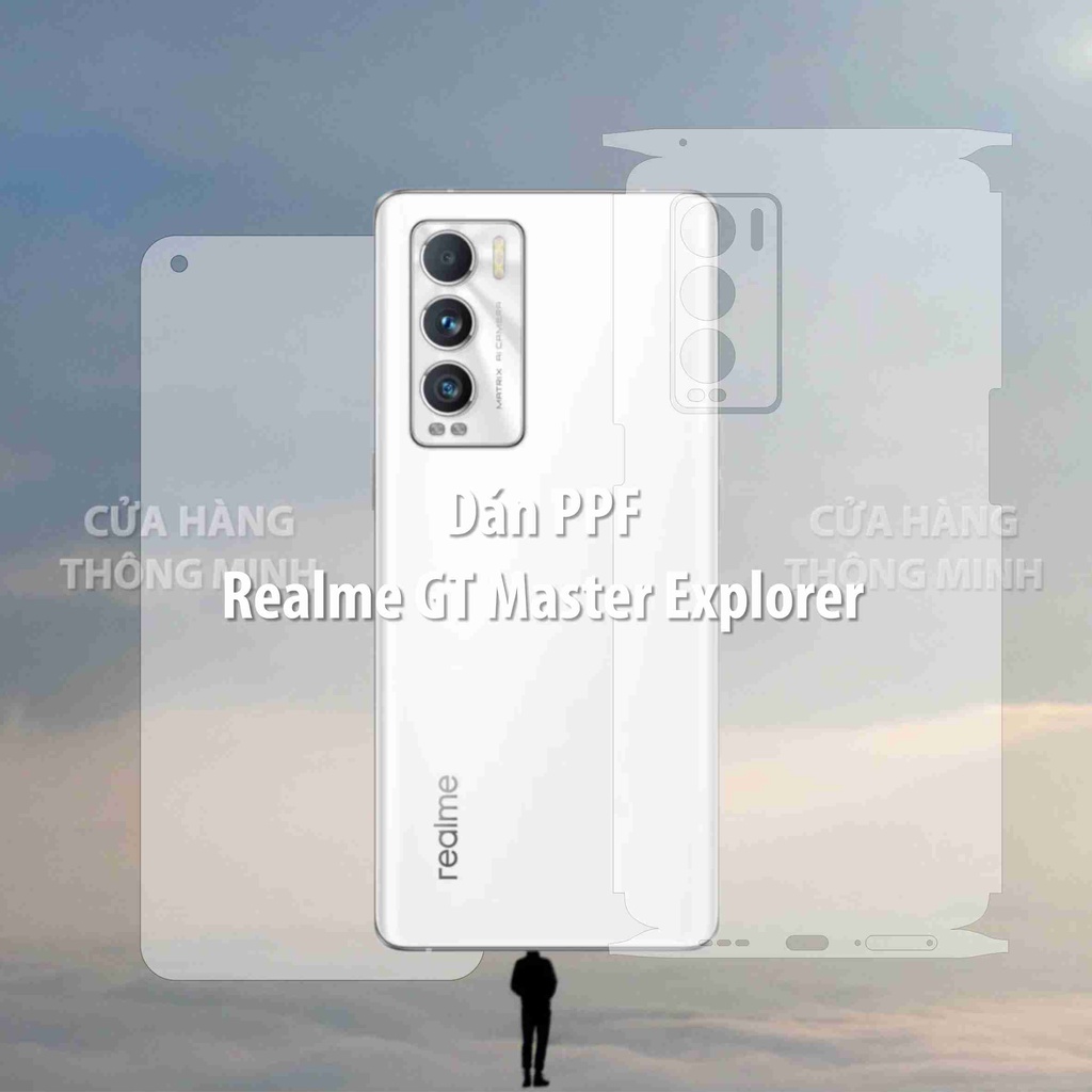 Tấm dán Realme GT Master Explorer dán PPF mặt trước/dán mặt sau/dán màn hình/dán mặt lưng Full viền chuẩn