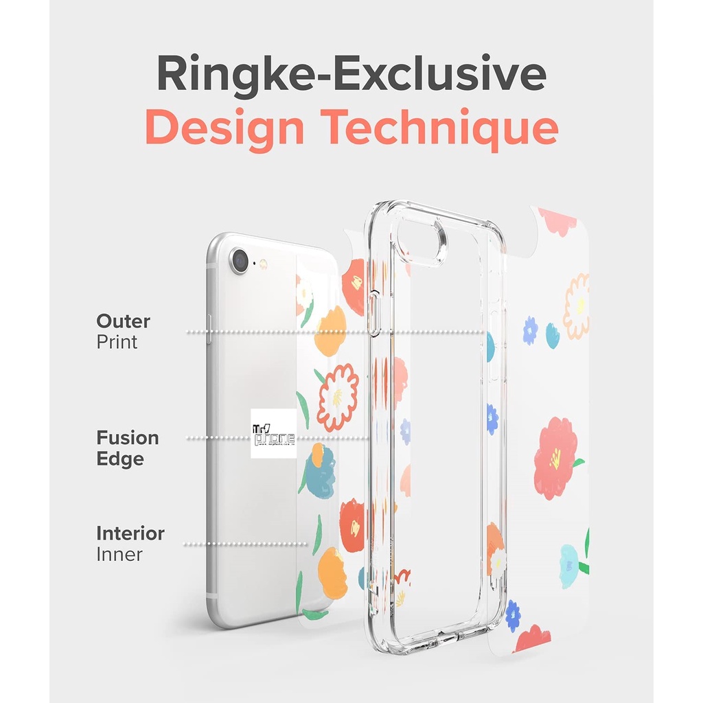 Ốp lưng iPhone SE 2022 / 2020 / iPhone 8 / 7 Ringke Fusion & Fusion Edge Hàn Quốc