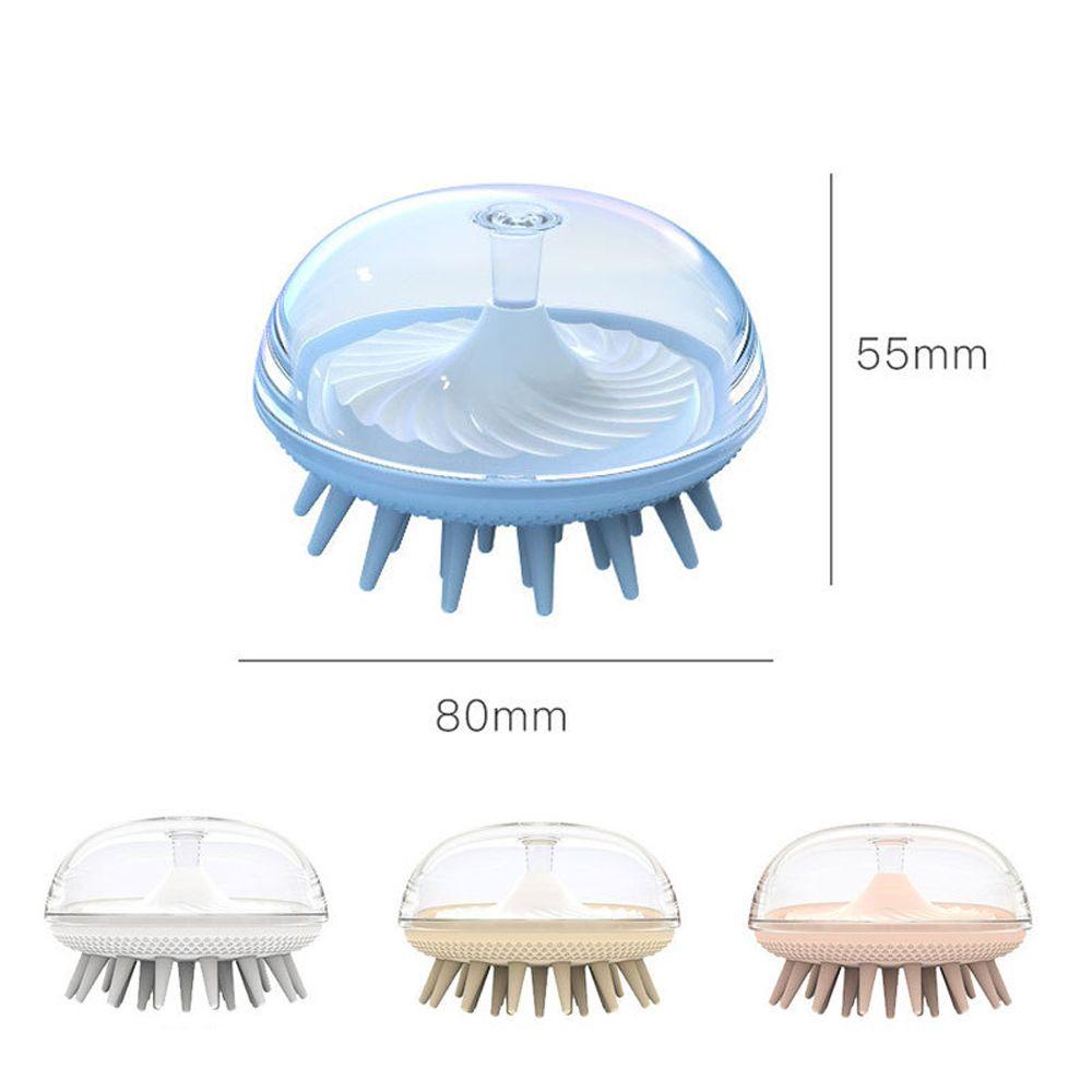 Bàn Chải Silicone Massage Da Đầu Khi Tắm