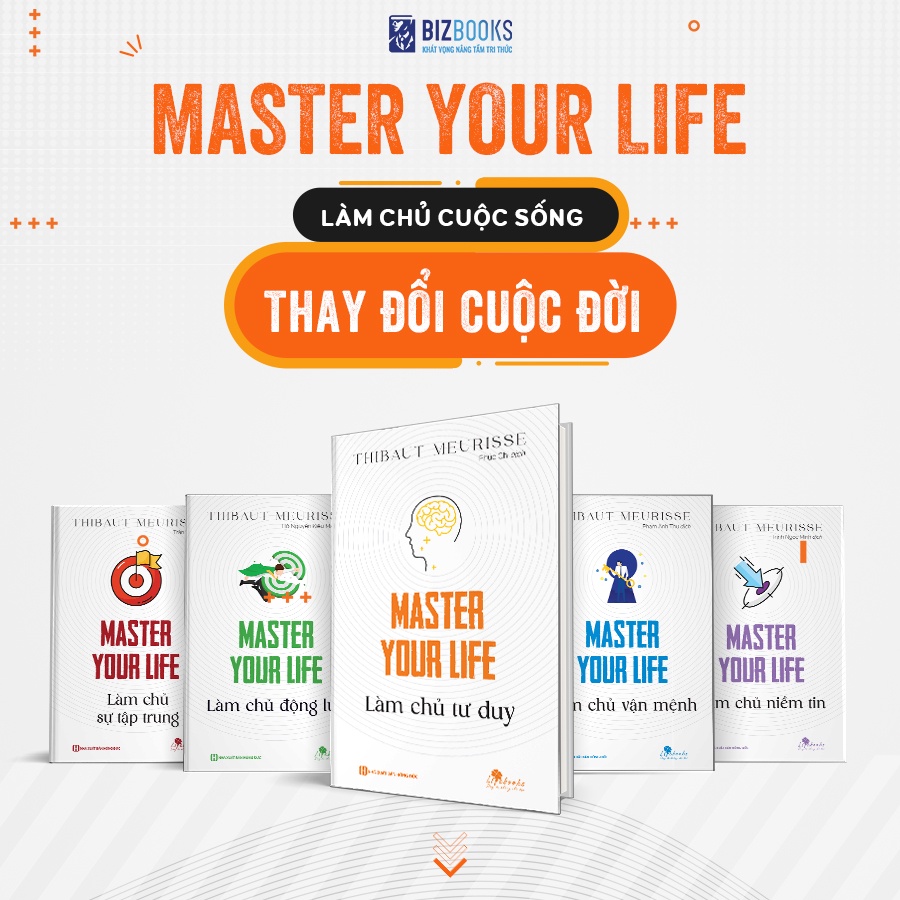 Combo Sách 5 Cuốn Master Your Life: Làm Chủ Cuộc Sống, Thay Đổi Cuộc Đời - Phát Triển Bản Thân Hay