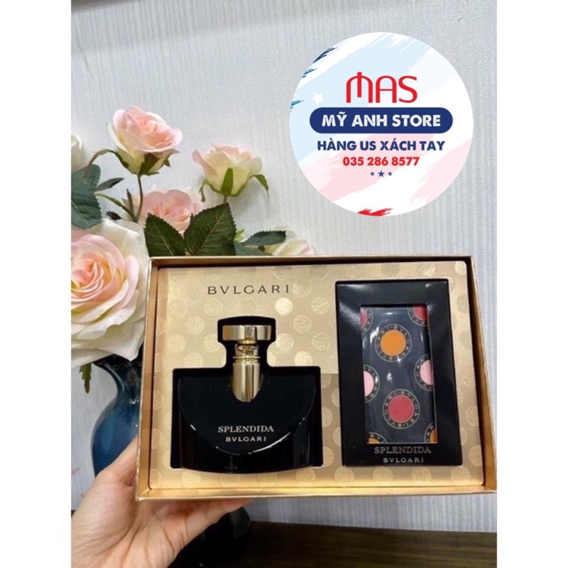 Nước Hoa Nữ Bvlgari Splendida Jasmin Noir EDP 100ML + Khăn Lụa