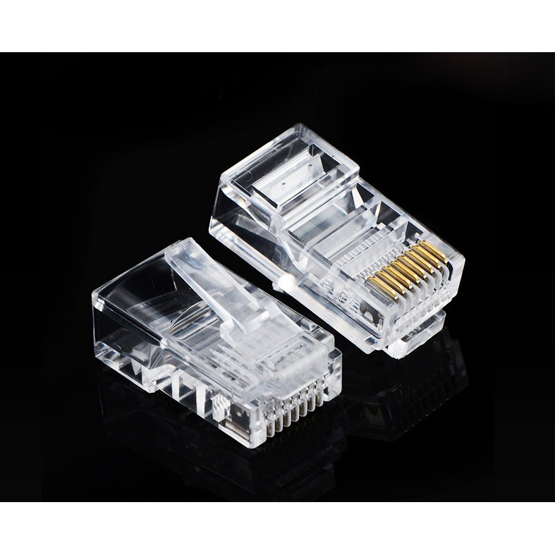 Hạt mạng RJ45 Cat5e túi 100c Ugreen 50246 cao cấp