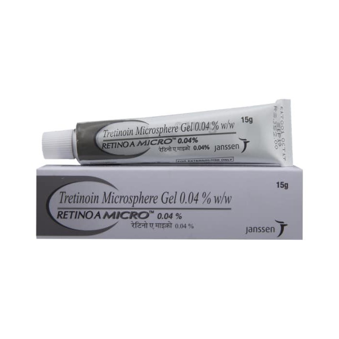 Tretinoin microsphere Gel 0.04% - 0.1% retino A micro giảm mụn trẻ hóa da