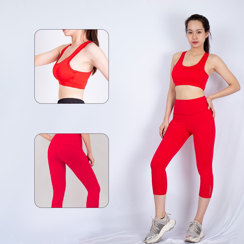Bộ đồ thể thao quần S-Legging Genmax V3 &amp; Bra Gladimax mặc tập gym, yoga, aerobic năng động, trẻ trung