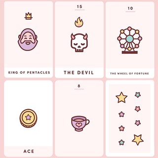 Bài Kawaii Tarot  (BÀI HIẾM )