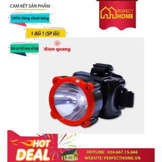 {Hàng_Chính hãng} Đèn pin đội đầu điện quang ĐQ PFl11 R BLR (pin sạc ,đen-đỏ 1w), ĐQ PFl13 R BLO (pin sạc ,đen-cam 1w)