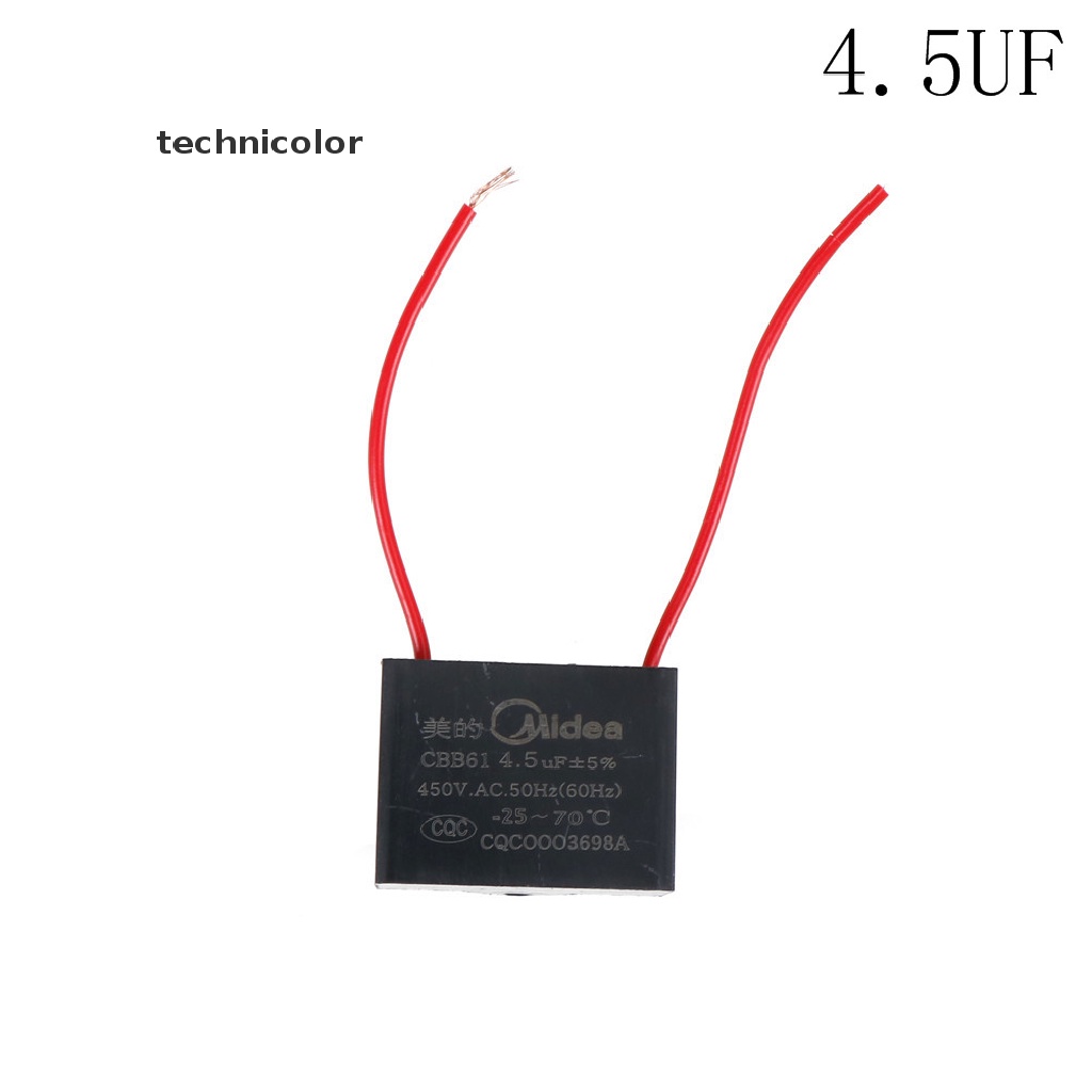 Tụ Điện Động Cơ Quạt Trần CBB61 450V 1-10uF
