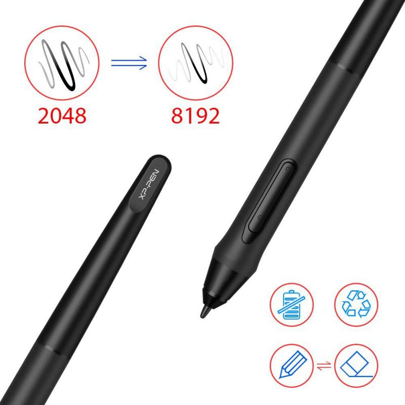 Bảng Vẽ Điện Tử XP-Pen Deco 03 10x6inch Wireless Lực Nhấn 8192 Nút Xoay Dial