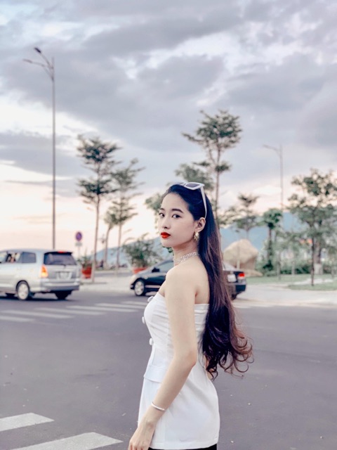 ( Ảnh thật ) Áo cúp ngực nắp túi