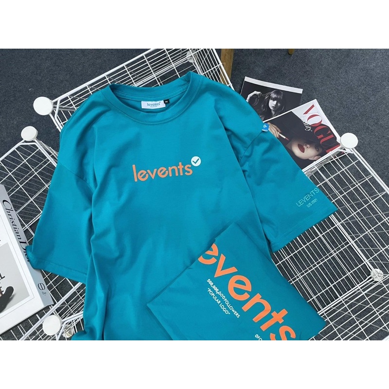 Áo Thun Local Brand Levents Popular Logo Nam nữ Unisex Full tag