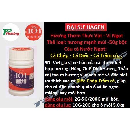 Hương liệu pha chế mồi câu 101 Đài Loan