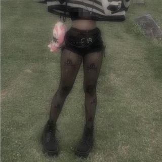 (sẵn) Quần tất chết chóc gothic egirl grunge punk rock harajuku
