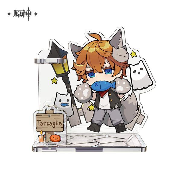 Mô hình Standee Mini GENSHIN IMPACT ver HALLOWEEN tượng acrylic standee game mica chibi trang trí trưng bày