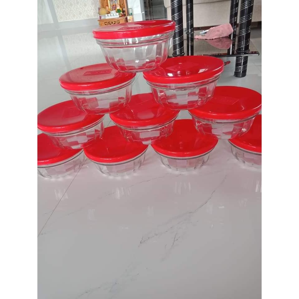 Bộ hộp đem cơm gồm 3 hộp thủy tinh chịu nhiệt và 1 túi giữ nhiệt