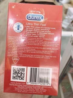 Bao cao su durex 30 cái úc