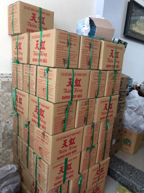 [Mã 77FMCGSALE1 giảm 10% đơn 250K] Bánh đầu gấu nhân kem S’shop 500g | BigBuy360 - bigbuy360.vn