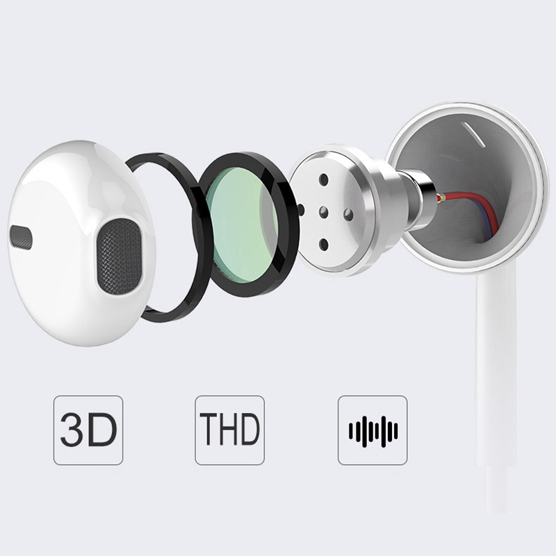 Tai Nghe Nhét Tai Jack 3.5mm Âm Thanh Siêu Trầm Cho Samsung Huawei Iphone Jp7 | BigBuy360 - bigbuy360.vn