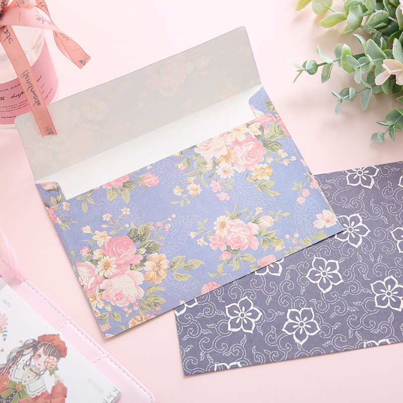 Bộ 3 phong bì giấy họa tiết Vintage (PB07)