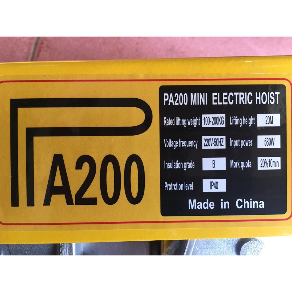 Tời kéo mini Pa200 220V Kento