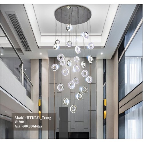 Ảnh thật -  Đèn thả phale thông tầng, đèn trần trang trí, đèn thông tầng, đèn trang trí, đèn decor ánh sáng HTK 031