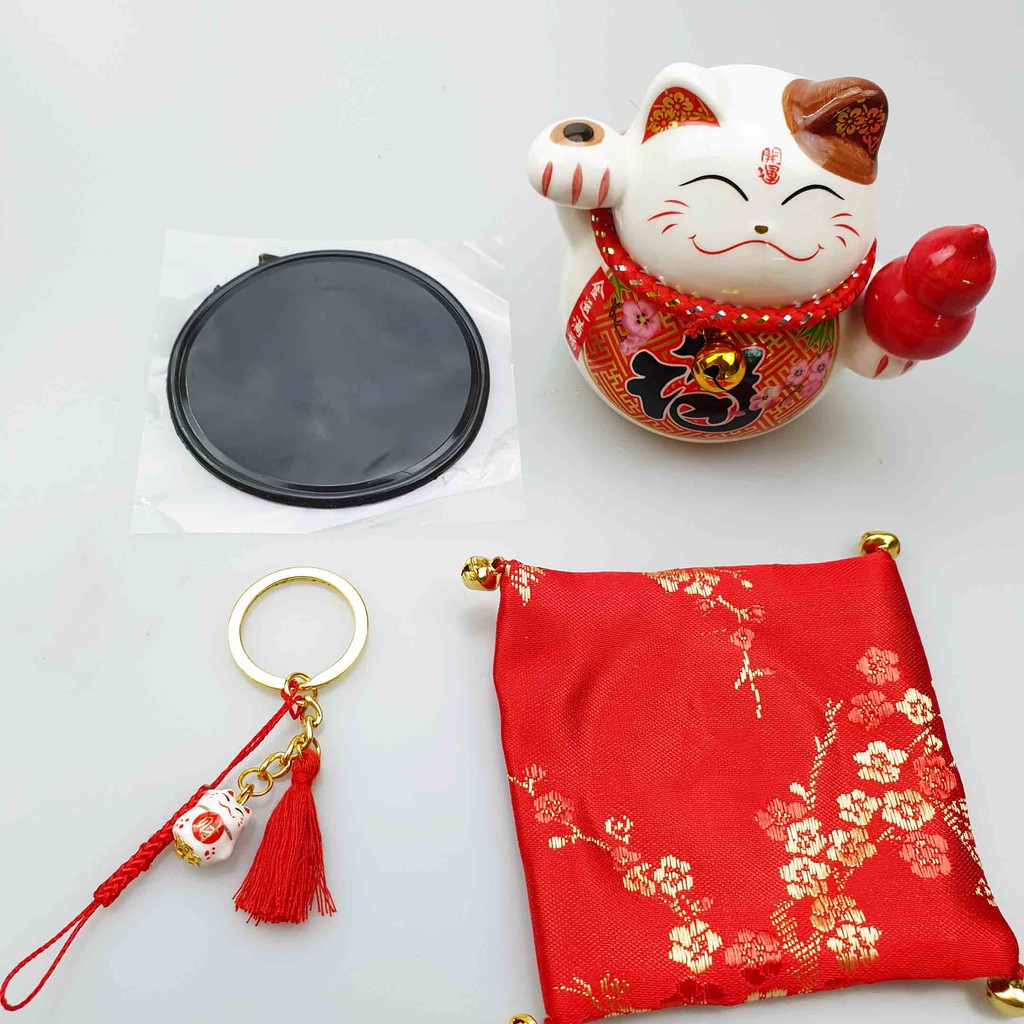 Mèo Thần Tài trang trí phong thuỷ