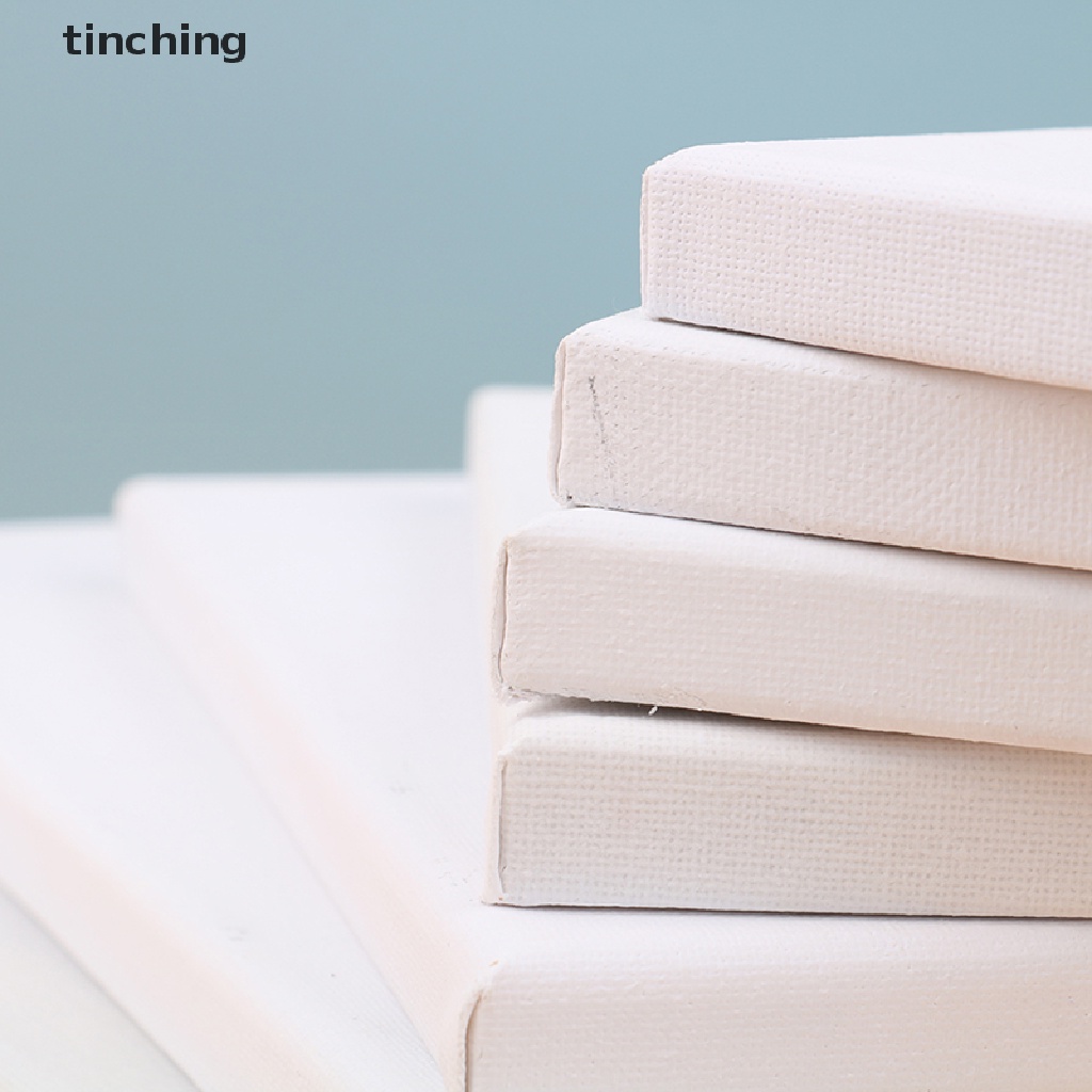 Tranh Sơn Dầu Vải canvas Hình Vuông Màu Trắng Mới