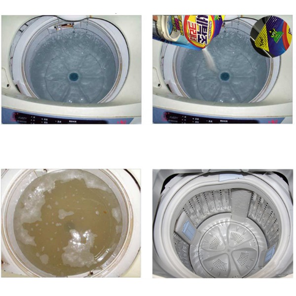 Bột vệ sinh lồng máy giặt Hàn Quốc 450gram - bột tẩy lồng máy giặt Sandokkaebi khử trùng khử mùi