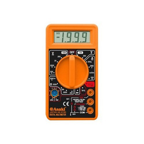 {Hàng_Chính hãng} Đồng hồ đo điện vạn năng Asaki AK-9180 3½ Digit LCD