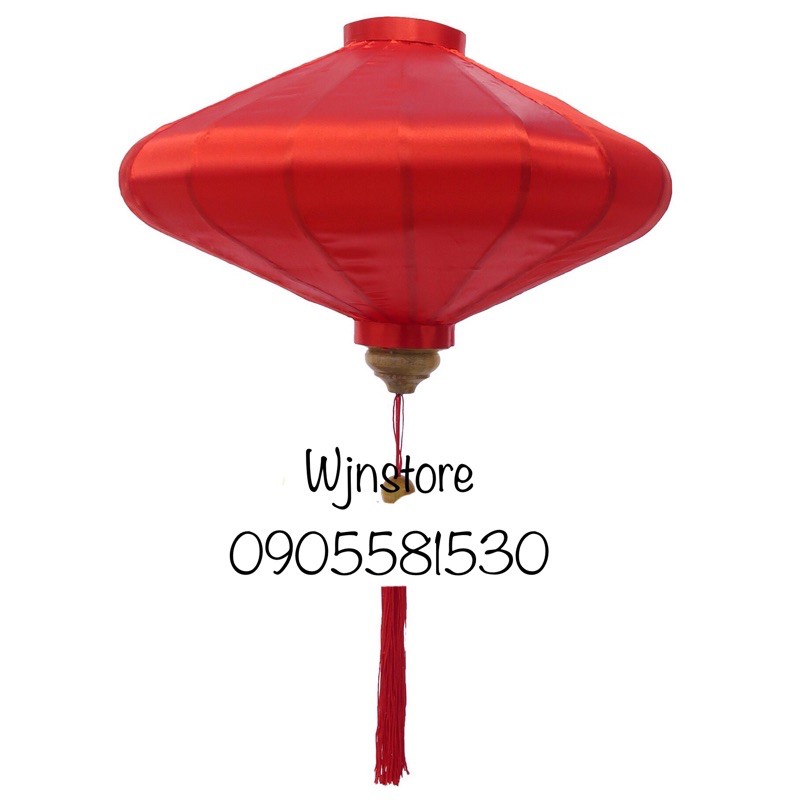 Đèn lồng đĩa bay Hội An  vải phi trơn chống nước