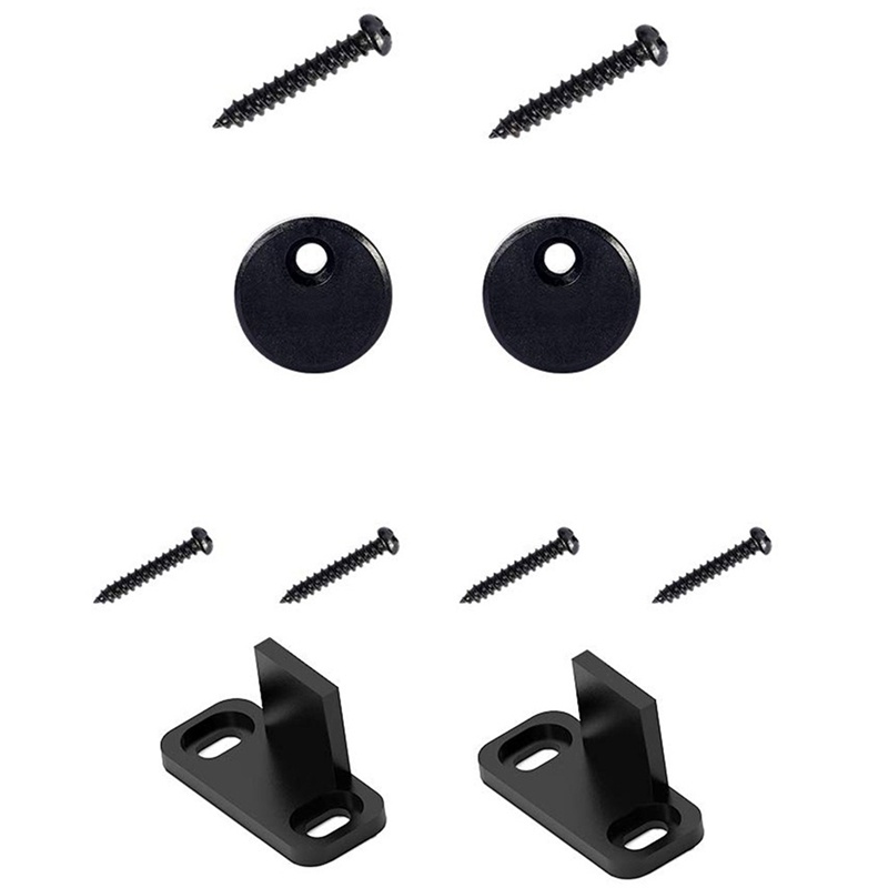 10 cái 0,63 inch-0,78 inch Tủ thép Carbon Cửa trượt Barn Bộ phần cứng Cửa trượt Bezel Treo Đường ray Trượt