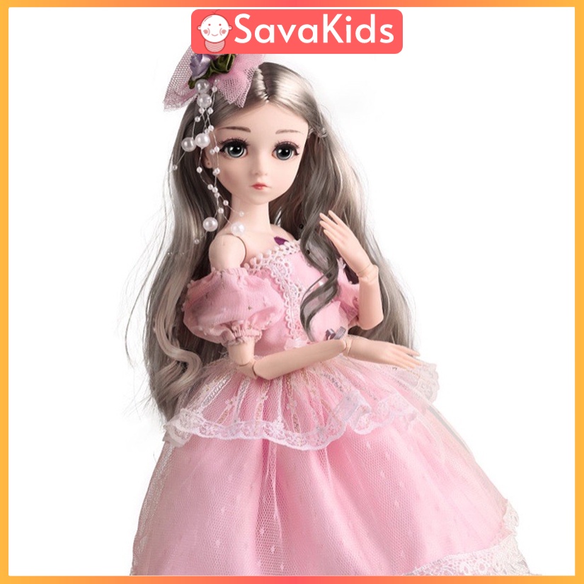 Búp bê BJD 26 khớp gối 45cm có nhạc cho bé SAVAKIDS