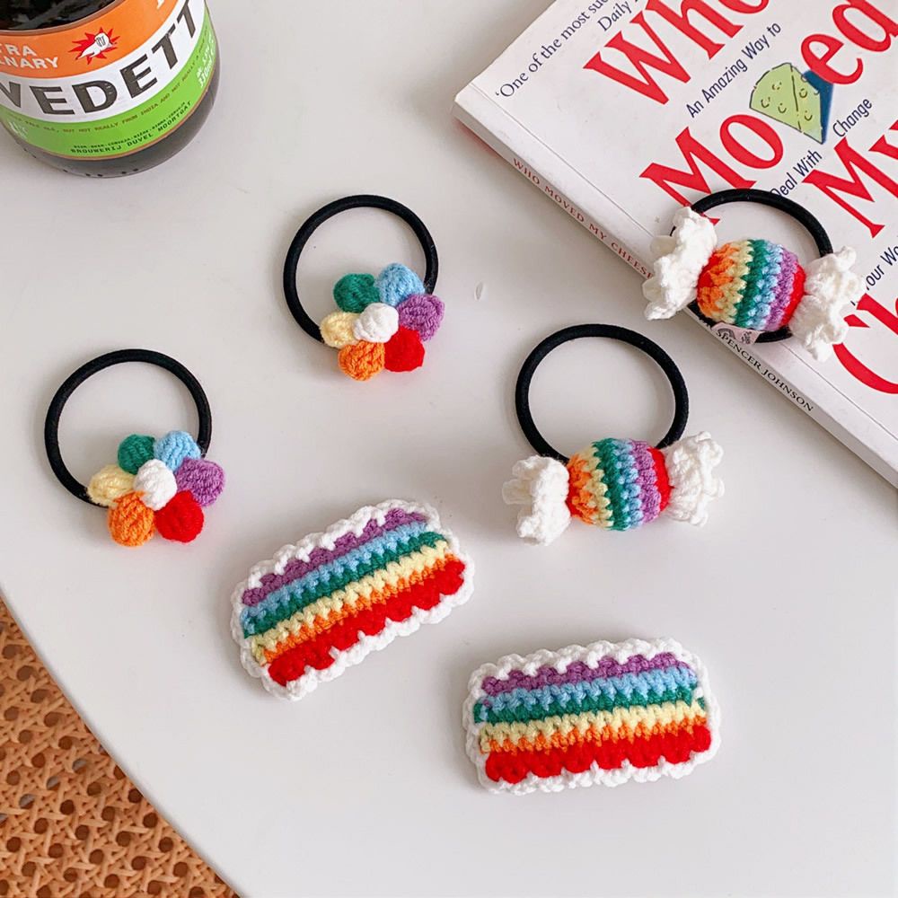 Kẹp Tóc Hình Hoa Nhiều Màu Sắc Dễ Thương Phong Cách Hàn Quốc Cho Nữ